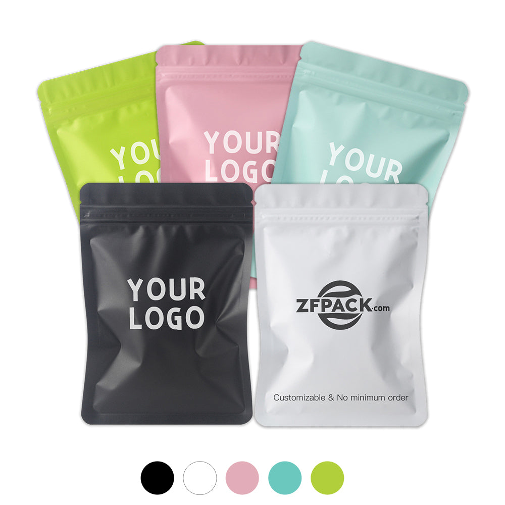 Matte Foil Resealable Bags (Double-Sided Opaque)
