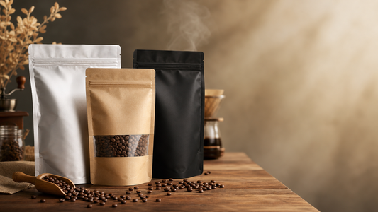 How Small Coffee Brands Choose Custom Coffee Packaging: Materials, Valves, Zippers, and Freshness
