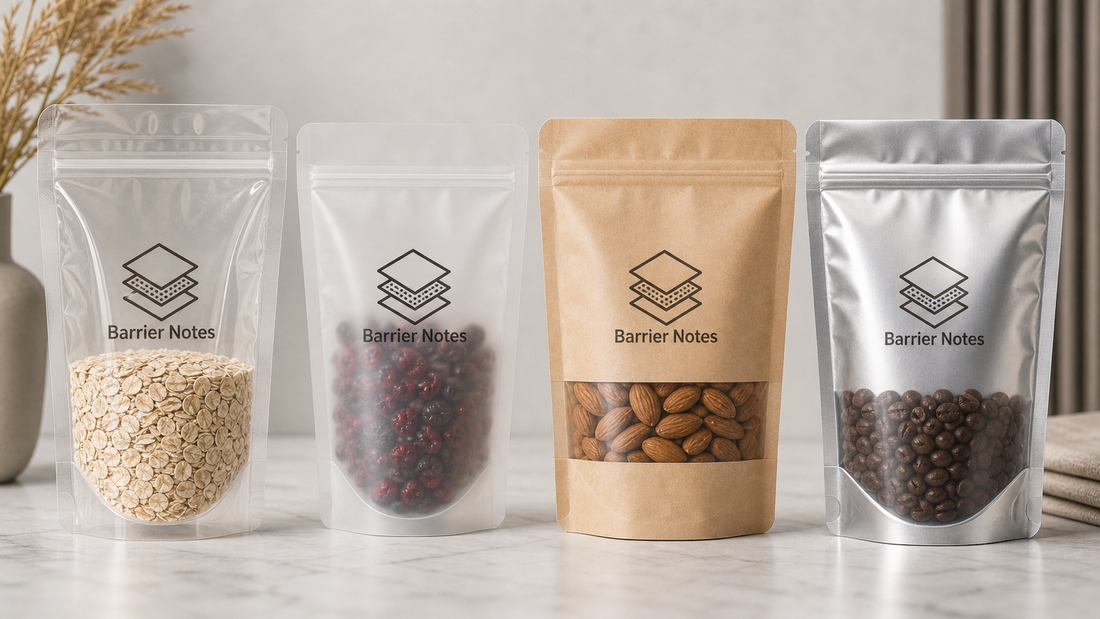 How to Choose Common Food Packaging Materials: What Clear, Frosted, Kraft, and Foil Structures Are Best For