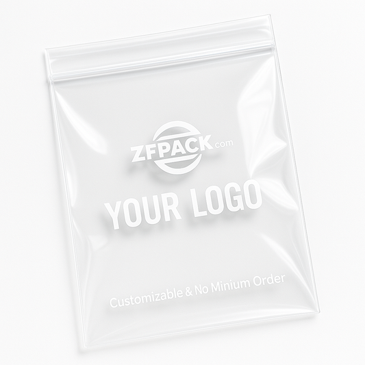 Custom Resealable Ultra-Clear Packaging Bags – Ziplock Poly Bags with Your Brand